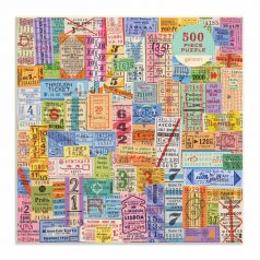 Vintage Travel Tickets 500 db-os puzzle Galison