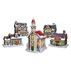   Karácsonyi falu - Christmas Village - Wrebbit 3D Puzzle - 116 darabos