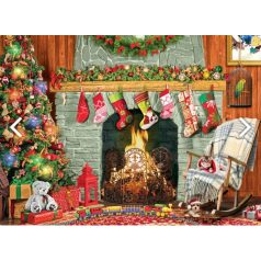   Christmas by the Fireplace - Eurographics 6500-5502- 500 darabos puzzle