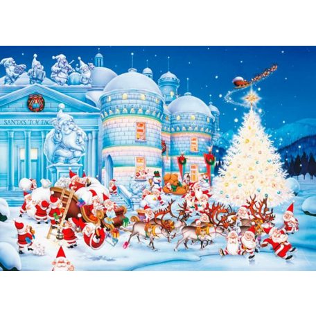 Karácsonyi Játékgyár - Christmas Toy Factory - Piatnik 1000 db-os puzzle