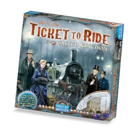 Ticket to Ride Map Collection: 5 - United Kingdom & Pennsylvania Ticket to Ride Map Collection: 5 - United Kingdom & Pennsylvania