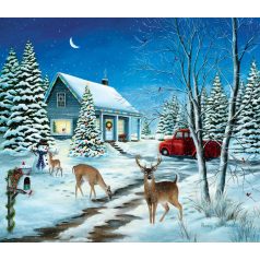   Unexpected Christmas Guest - SunsOut 61815 - 550 darabos puzzle