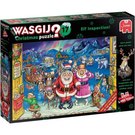 Elf Inspection - Wasgij Christmas 17 - Jumbo 2x1000 darabos puzzle