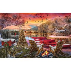 Christmas Eve Camping - SunsOut puzzle 30141 - 1000 darabos