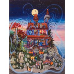   The Ghost and the Haunted House - SunsOut puzzle 60877 - 1000 db-os