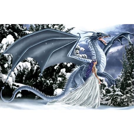 Jégsárkány - Ice Dragon - SunsOut puzzle 67696 - 1000 db-os